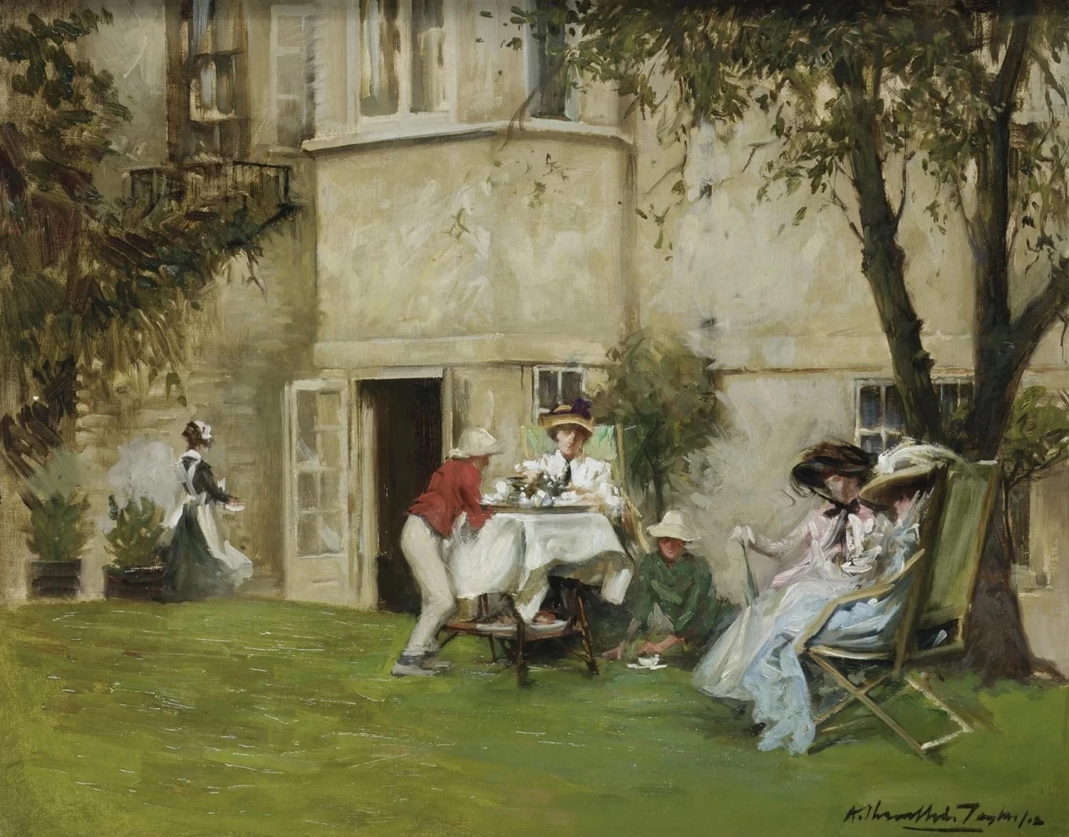 Tè in giardino, 1912